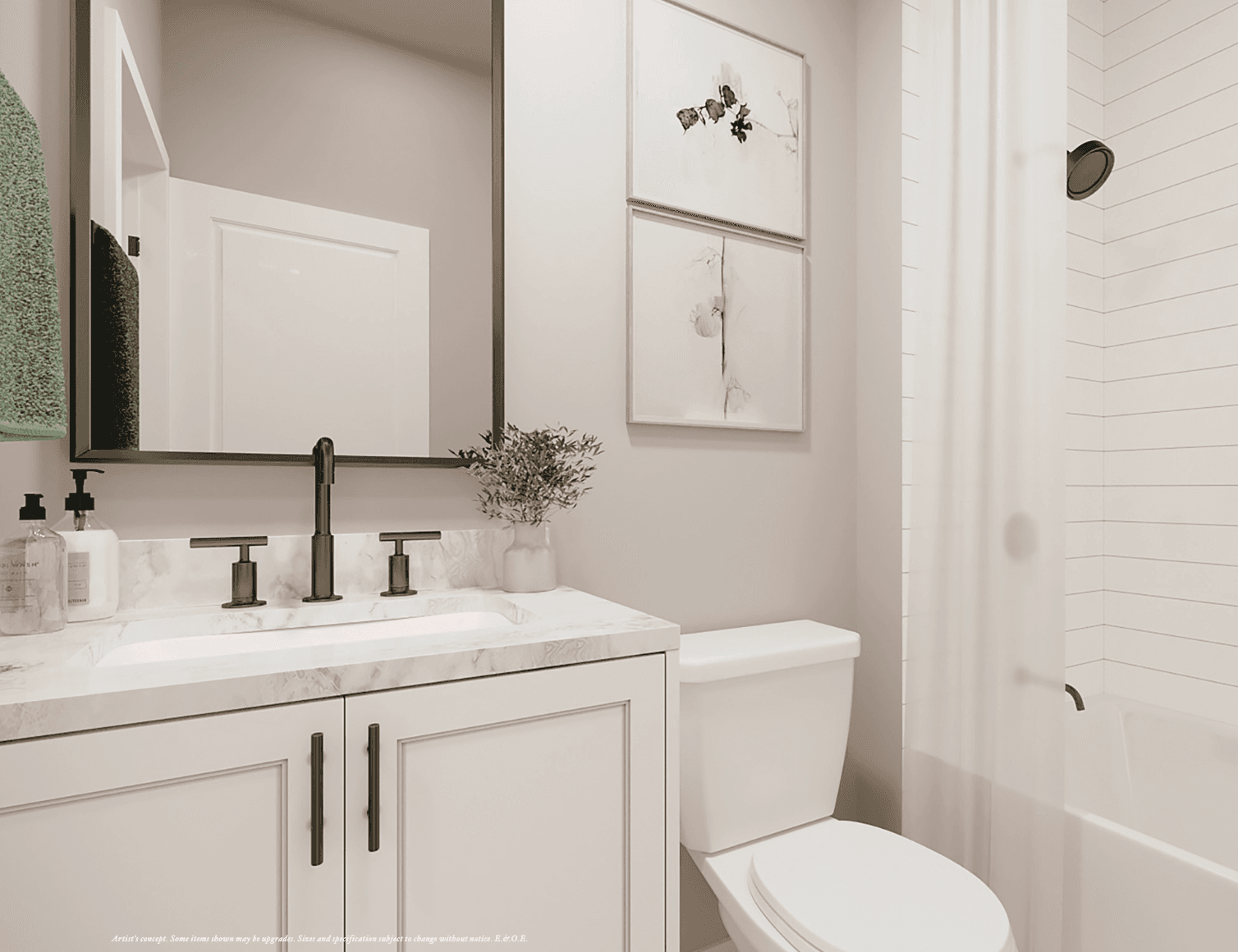 Westfield by Great Gulf interior finish - family living space